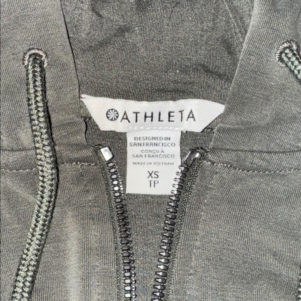 Athleta Seasoft Bubble Hem Full Zip Sweatshirt - image 6